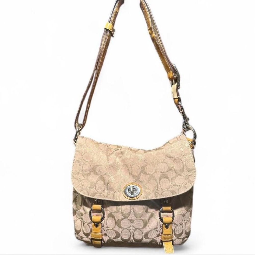 Vintage Coach crossbody satchel shoulder bag